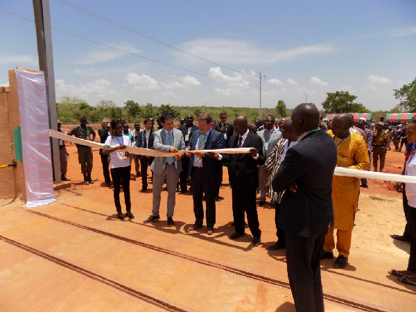 The opening ceremony for Olvea's new facility in Burkina Faso