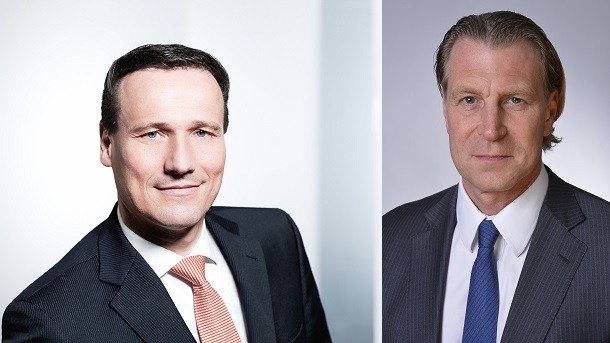 Wohlhauser (left) will leave Evonik and Kaufmann (right) will be the new COO