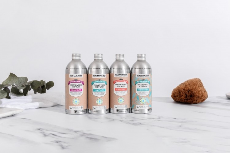 Re offers reusable bottles that beauty companies can brand accordingly [Image: Beauty Kitchen/Re]