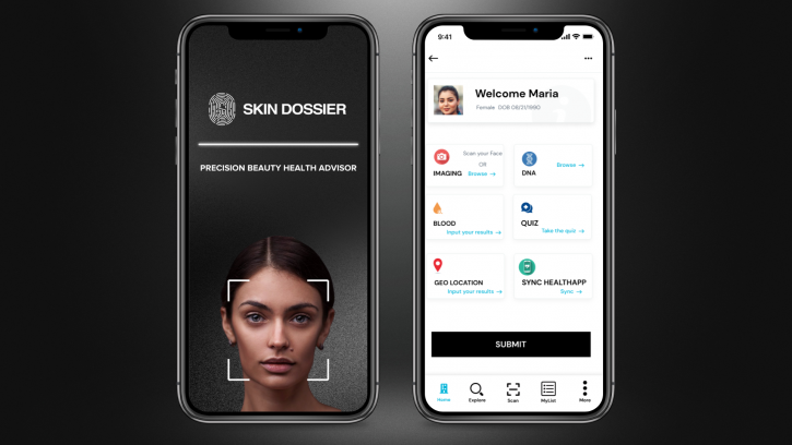 “Taking a cue from precision medicine, Skin Dossier is the first tech company to take a multi-diagnostic approach to personalization for skincare, haircare, supplement, aesthetics and dermatology,” said Sindhya Valloppilli, Founder and CEO of Skin Dossier. © Skin Dossier 