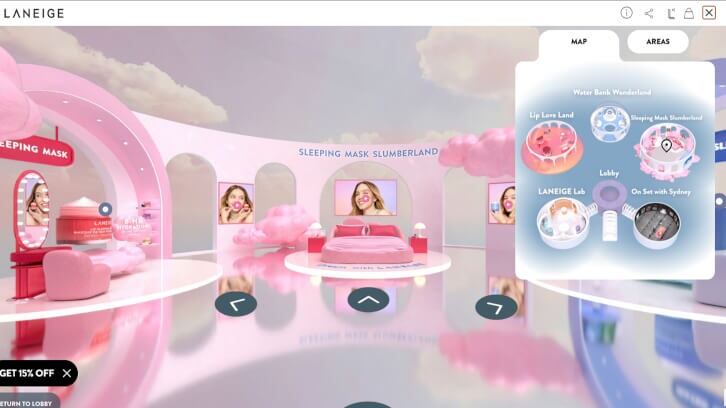 Laneige launches its first immersive digital experience with virtual store