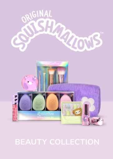 Squishmallows x SNAPBRANDS collab:; beauty brands