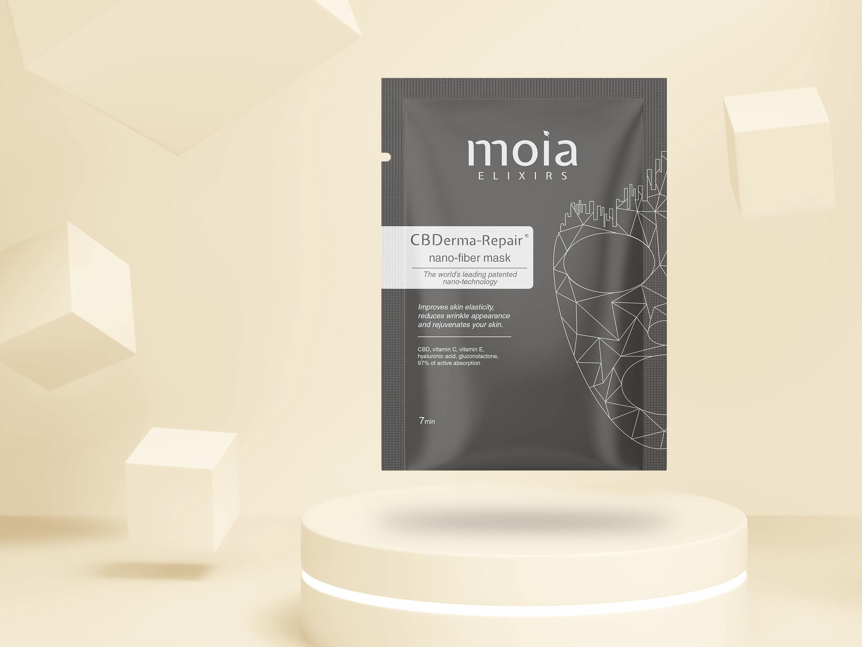 Smart skin care: CBD start-up Moia Elixirs launches patented nanofiber face mask