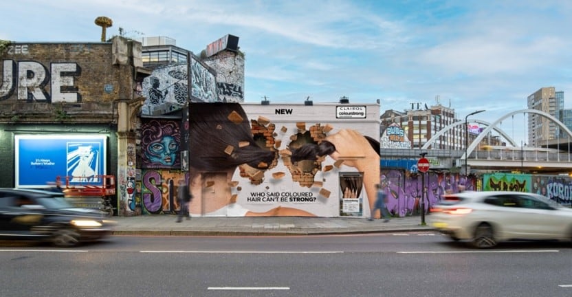 Why Clairol chose a wall mural for its biggest ever marketing campaign