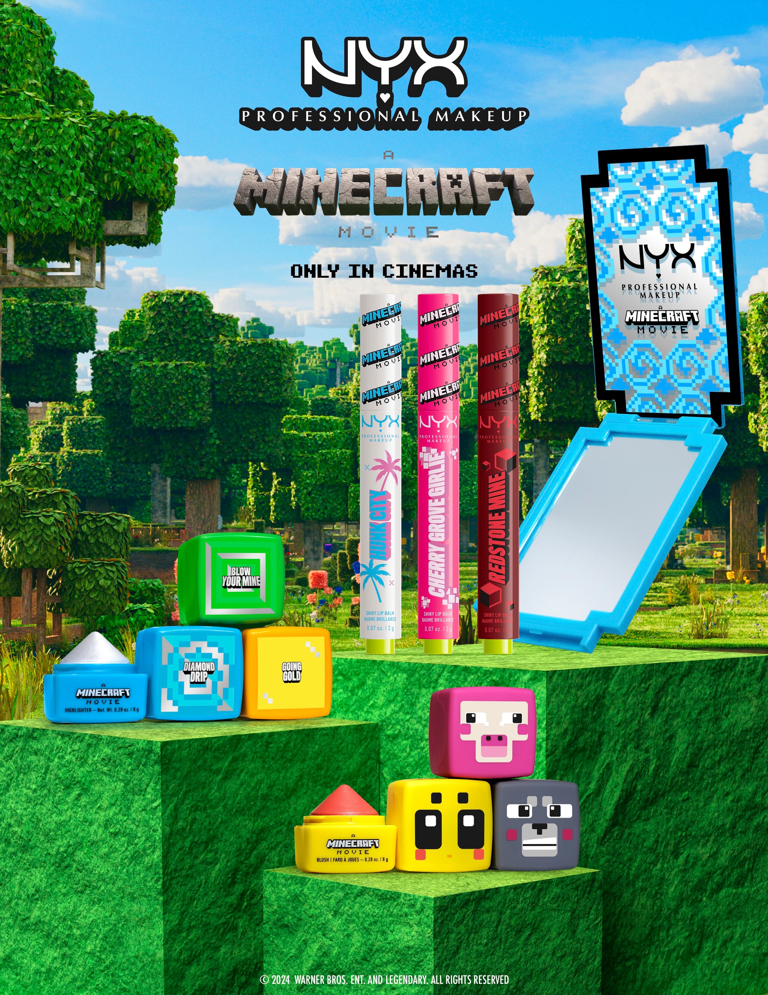 Minecraft x NYX Beauty; beauty brands collaborations; gaming
