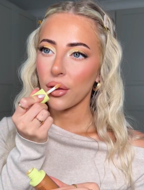 butter yellow makeup TikTok