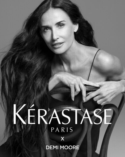 Luxury professional haircare brand Kérastase has partnered with iconic actress Demi Moore,
