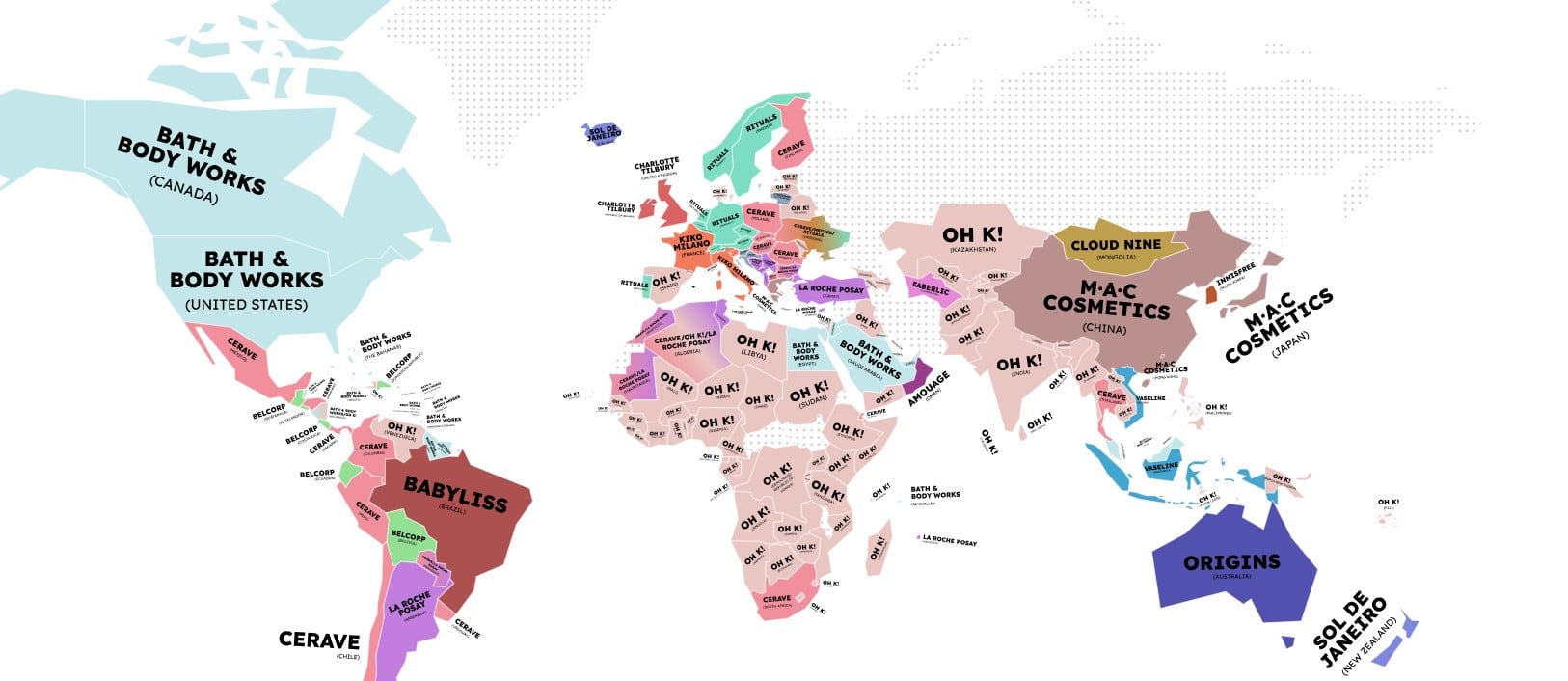 New research reveals Europe’s most-searched beauty brands