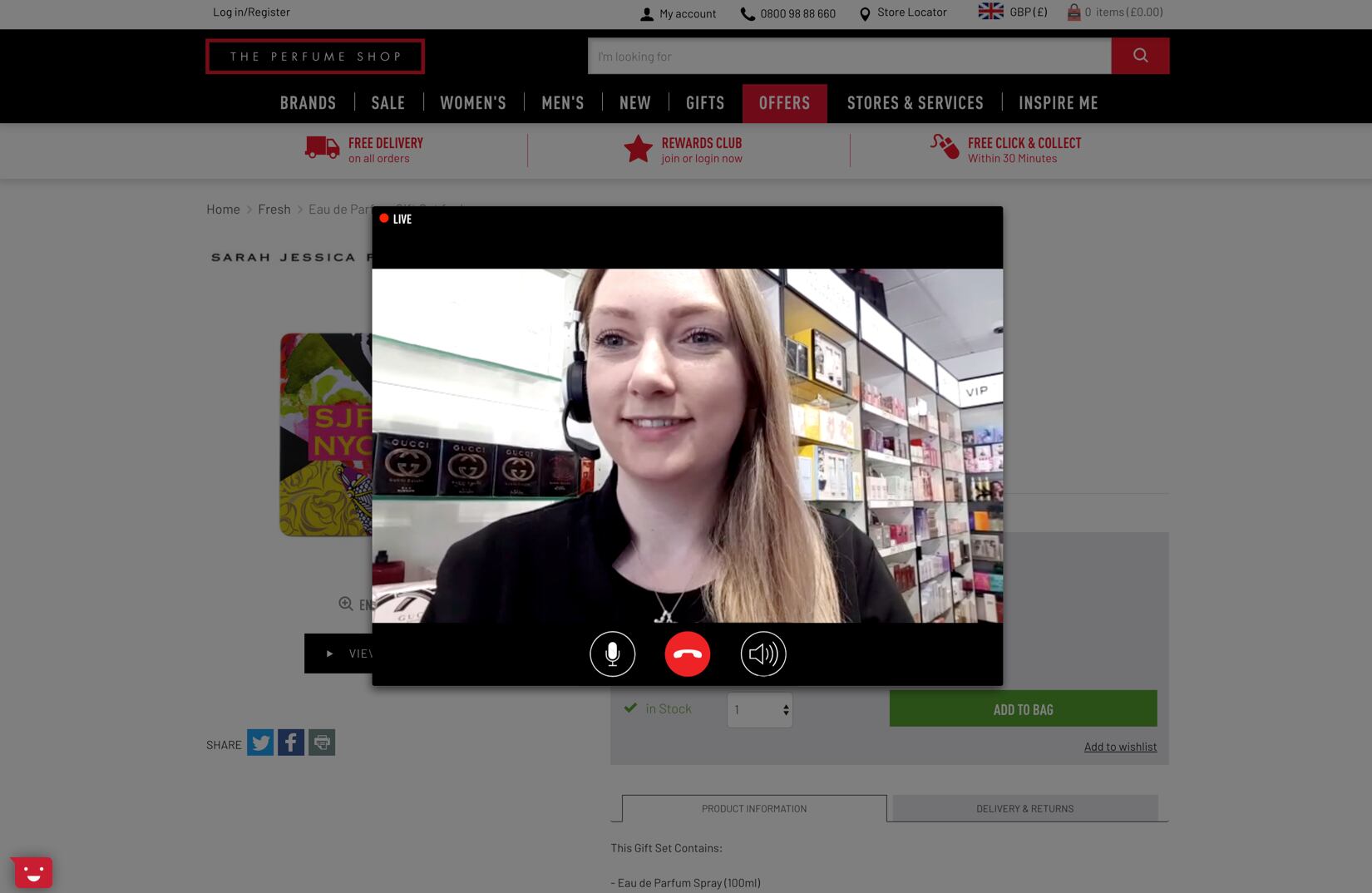 The Perfume Shop boosts online sales via virtual shopping tool