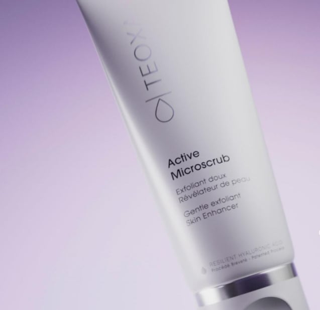 Teoxane new dermocosmetics scrub