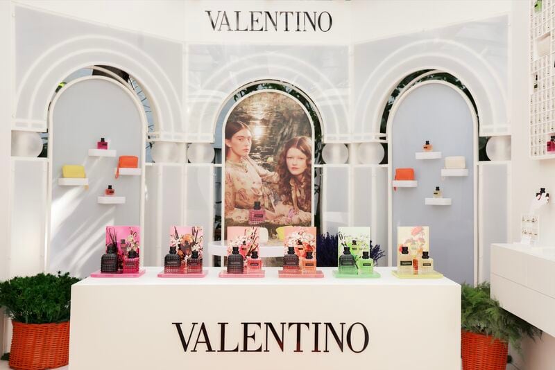 Valentino Beauty fragrance popup Marbella