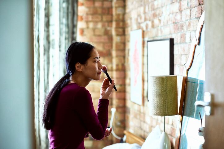 Shiseido files patent on heating method to improve post-makeup UV protection