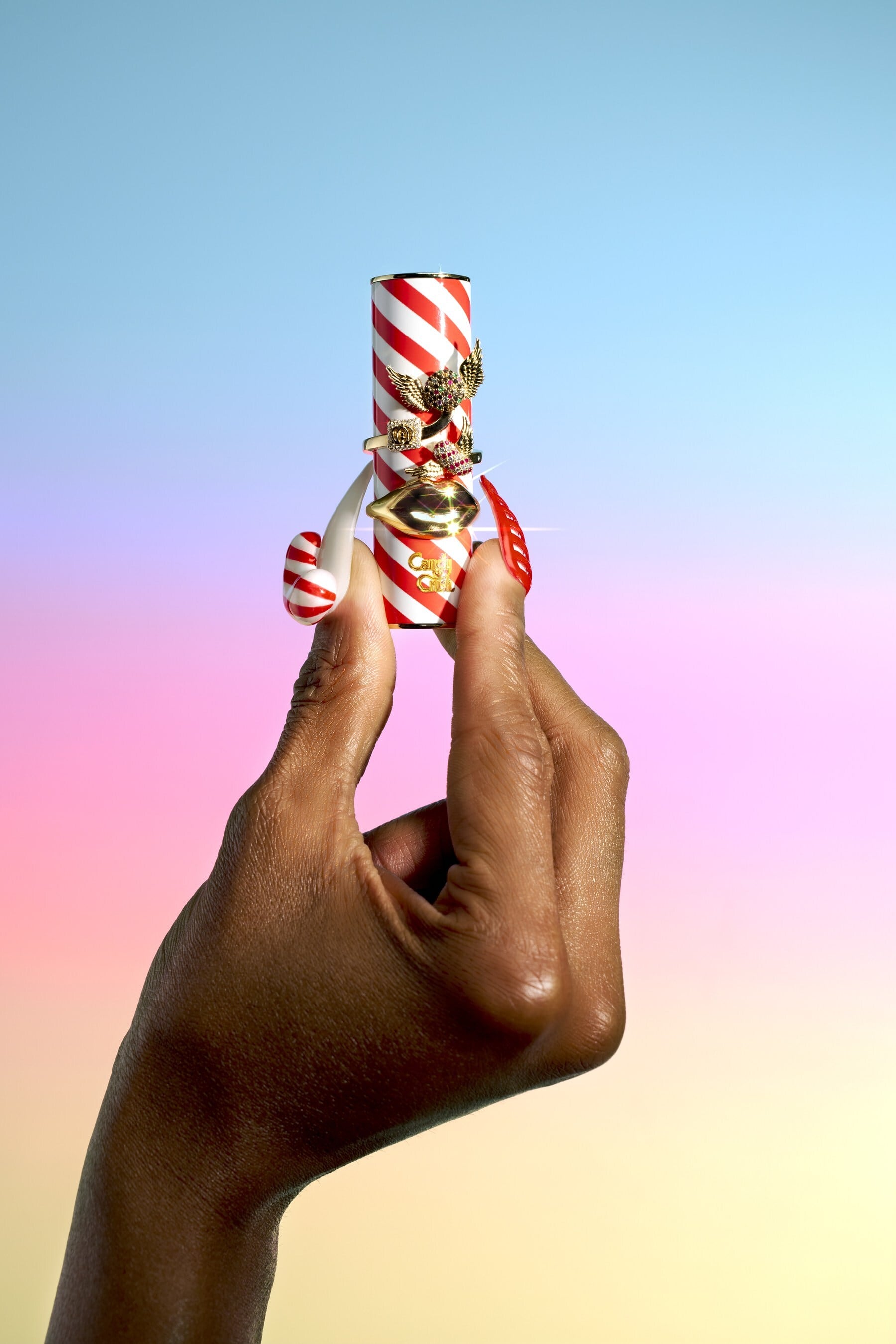 on 
Candy Crush x Pat McGrath Labs ring around Matte Trance Lipstick