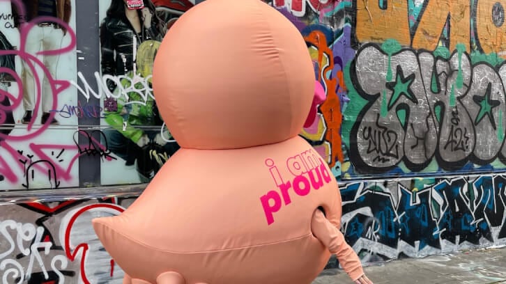 I Am Proud launched mascot Sami the Duck
