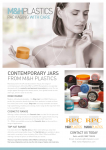 Contemporary Jars from M&H Plastics