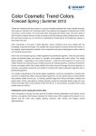 ECKART Trend Color Forecast of Spring/ Summer 2012