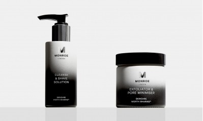 The luxury beauty range features six simple and shareable products, including a cleanse and shave solution and exfoliator and pore minimiser 