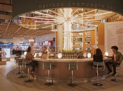 Harrods has opened its first H Beauty store in Essex, featuring a champagne bar to provide a true out-of-London Harrods experience (Image: Harrods H Beauty)