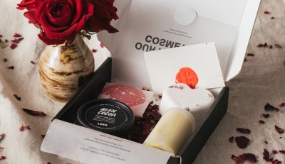 Lush's latest subscription service offers consumers four or five fresh cosmetic products with a posy of flowers each month to create 'new experiences at home' (Image: Lush)