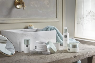 Rituals has just extended its 'The Ritual of Namasté' natural collection into body care with five products: a body scrub, shower cream, deodorant stick, body cream and body cream refill (Image: Rituals)