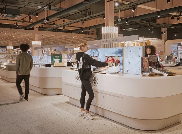 The H Beauty stores will offer makeup, skin care and fragrances from leading and pioneering brands (Image: Harrods H Beauty)