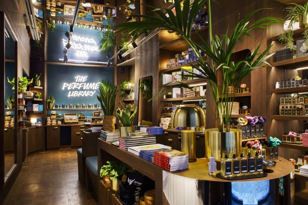 The Lush 'Perfume Library' opened in Florence earlier this week