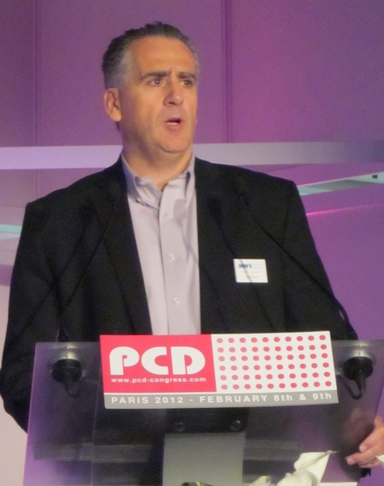 Paul France delivers 'open innovation' presentation at PCD 2012
