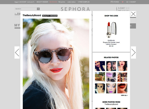 Sephora launches Pinterest-inspired social shopping concept