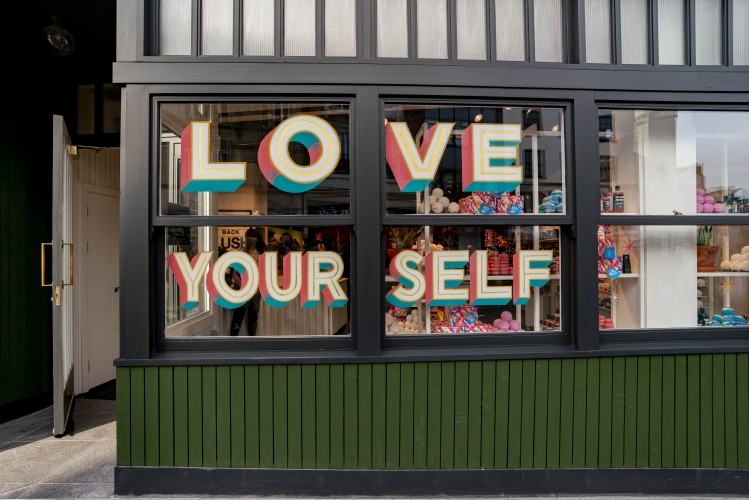 Lush has been working with local communities and businesses where possible during its refit project [Image: Lush, Leicester store]