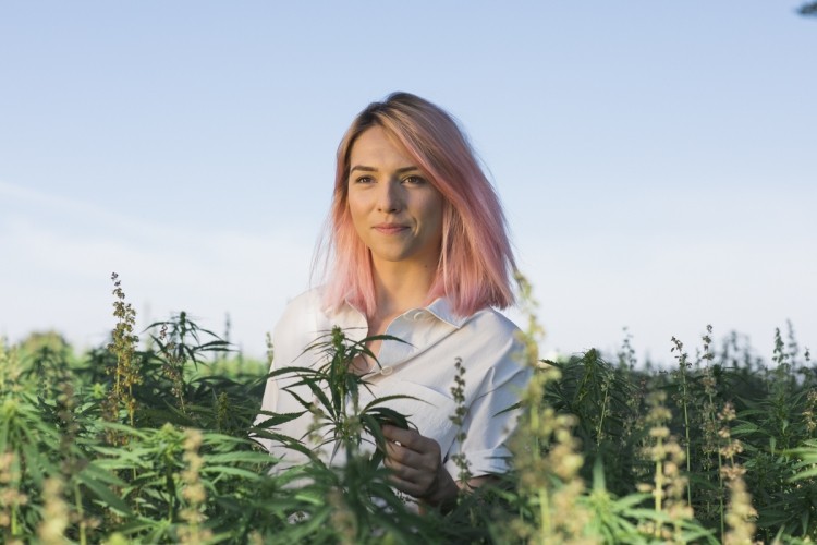 Founder and CEO of Ho Karan Laure Bouguen believes hemp flowers - currently prohibited for use in French beauty products - hold great promise 