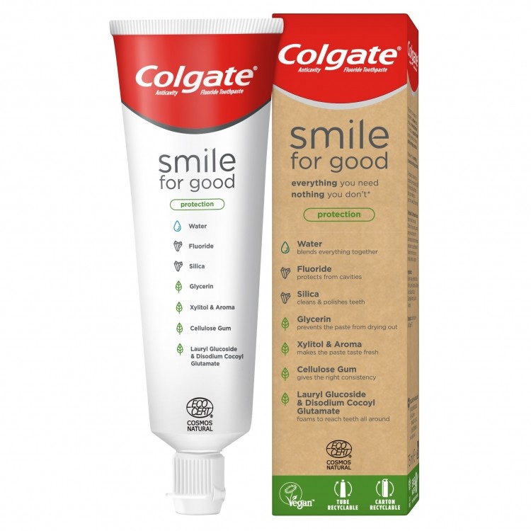 The vegan-certified toothpaste is available in the UK, France, Belgium, Germany, Austria and Slovakia, among other EU countries (Image: Colgate-Palmolive)