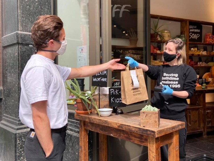Lush England stores would offer a range of 'creative' ways for customers to shop, including kiosk-style order and collect options like it had already trialled in Europe (Image: Lush Netherlands)