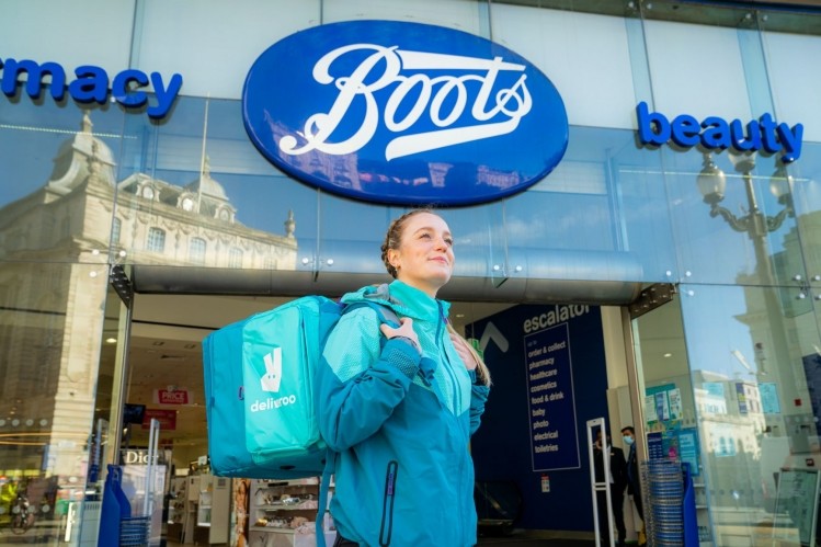 The pilot tie-up will see 400+ Boots UK health and beauty products made available on Deliveroo in a number of regions from today [Image: Boots UK/Deliveroo]