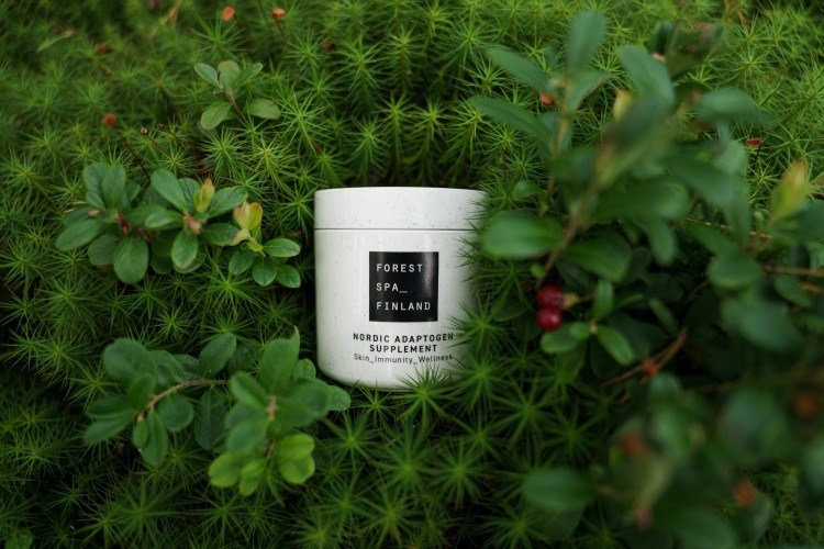 Forest Spa Finland's 'skin immunity' supplements are made from a blend of Chaga mushroom, Rhodiola Rosea root, Bilberries, Pine Bark extract and Piperine [image: Forest Spa Finland]