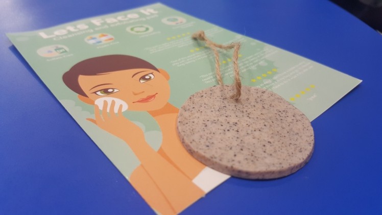 Safic-Alcan UK won the Laura Marshall Memorial Award for Innovation at SCS Formulate last month for its 'flexible solid' exfoliating and cleansing pad pictured