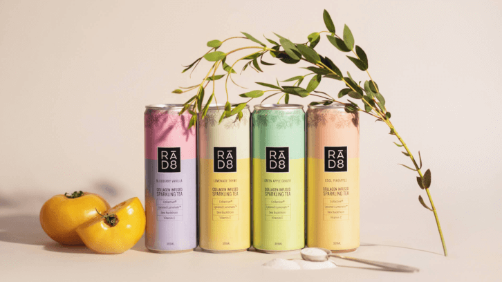 RA.D8 beverages offer consumers “carefully selected ingredients that not only have clinical trials to back them up but also work together in perfect harmony to enhance their benefits,” said Autumn Kendrick, Chief Strategy and Ideation officer at GnuSanté. © RA.D8