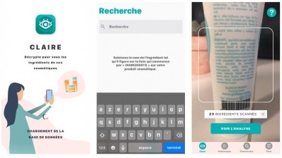 FEBEA's app - co-developed with the French Society of Cosmetology (SFC) - uses visual recognition technology to scan the ingredients list for INCI names, rather than the barcode (Image: FEBEA)