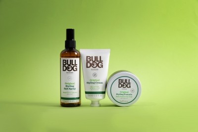 The Bulldog hair styling range features a pomade, cream and spray all featuring hero natural and sustainably-sourced ingredients [Image: Bulldog Skincare]