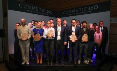 President of Cosmetic Valley Marc-Antoine Jamet and Show Director Franckie Béchereau presented the winners with their awards