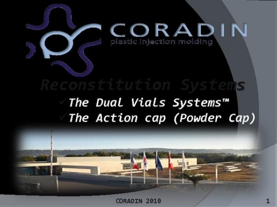 Reconstitution Systems : the Dual Vial System and the actionCap