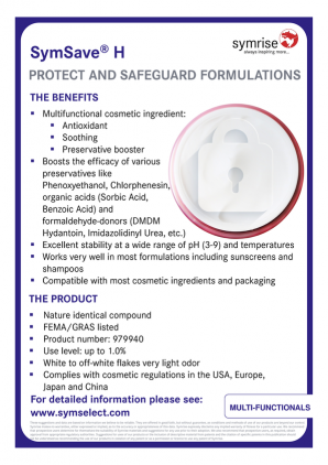 Protect Your Formulations with SymSave® H