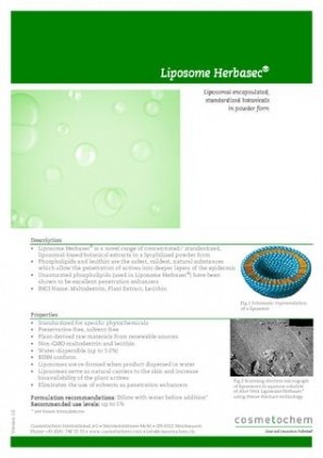 Cosmetochem launch novel Liposome Herbasec® range