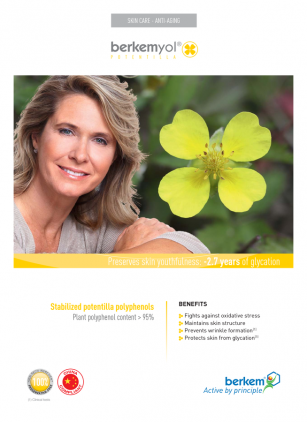 Berkem makes you younger with potentilla flower