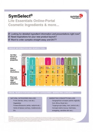 SymSelect® - Online ingredient tool for cosmetics