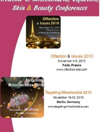 Event Conferences – Mitochondria Targeting, Skin, Olfaction & Beauty 